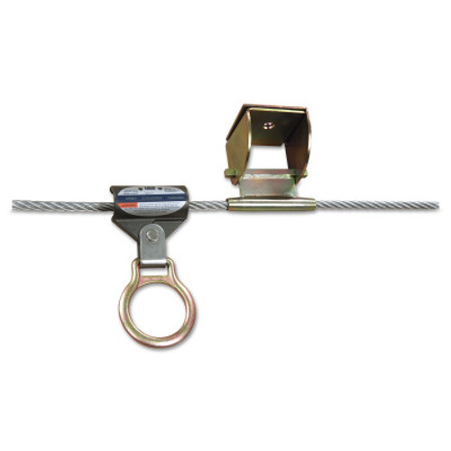 Capital Safety Sayfline Permanent Multi-Span Horizontal Lifeline Systems, 120 ft, with Bracket, 1/EA, #7603120