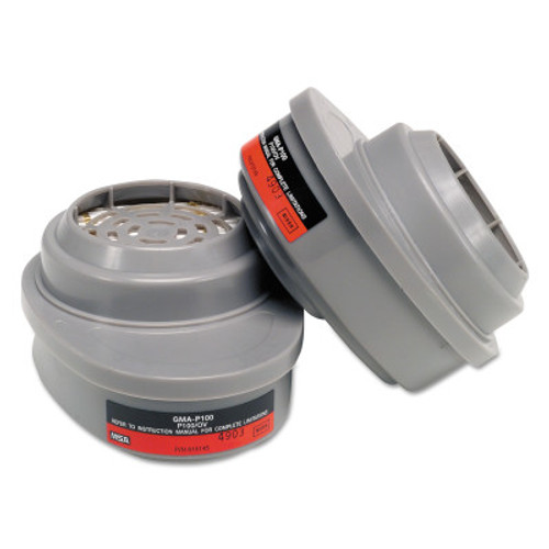 MSA Advantage Respirator Cartridge, Organic Vapor, GMA, P100, 2/PKG, #815362