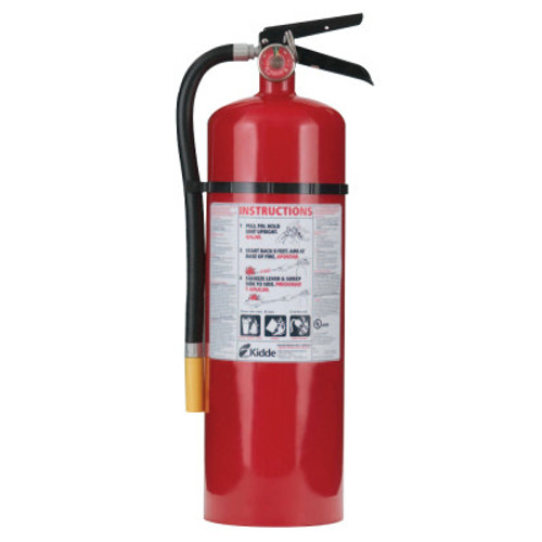 Kidde ProLine Multi-Purpose Dry Chemical Fire Extinguishers-ABC Type, 10 lb Cap. Wt., 1/EA, #466204