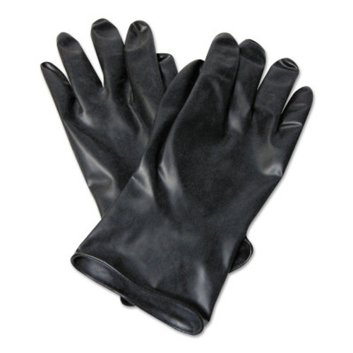 Honeywell Chemical Resistant Gloves, Butyl, Size 10, 13 mil, Black, 1/PR, #B13110