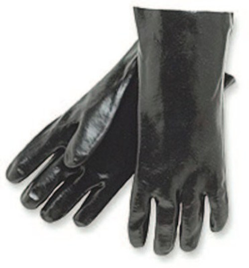 MCR Safety Economy Dipped PVC Gloves, Large, Black, 12 Pair, #6300 MCR Safety Economy Dipped PVC Gloves, Large, Black, 12 Pair, #6300