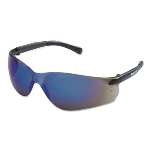 MCR Safety BearKat Protective Eyewear, Blue Mirror Lens, Duramass Scratch-Resistant, 1/PR, #BK118