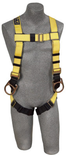 Capital Safety Delta II No-Tangle Construction Harness, Back & Side D-Rings, Universal, 1/EA, #1103512