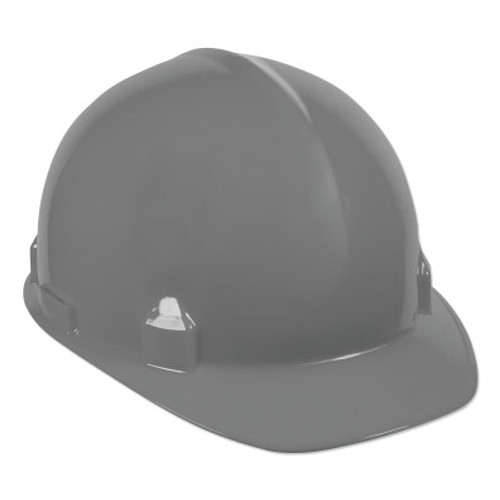 Jackson Safety SC-6 Hard Hat, 4-point Ratchet, Front Brim Safety Cap, Grey, 1/EA, #14842