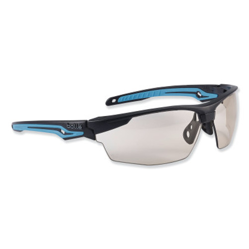Bolle TRYON Safety Glasses, CSP Lens, Polycarbonate, Blue/Black, 10/BX, #40305