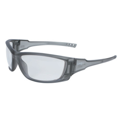 Honeywell A1500 Series Safety Eyewear, Clear Lens, UvextraAF, Gray Frame, 10/PK, #S2165X