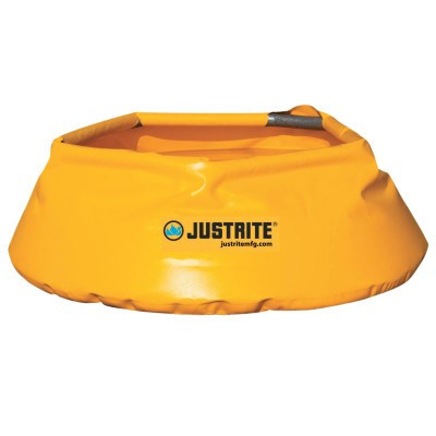 Justrite Pop-Up Pool, Yellow, 20 gal, 11.75 in x 31 in, 1/EA, #28319