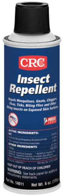 CRC Insect Repellents - Double Strength, 8 oz Aerosol Can, 12/CS, #14011