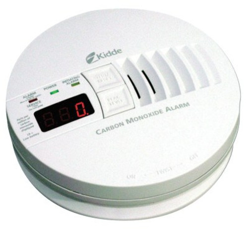 Kidde Carbon Monoxide Alarms w/ Digital Display, Carbon Monoxide, Electrochemical, 6/CA, #21006407