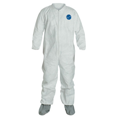 DuPont Tyvek Coveralls with attached Boots, , Medium, 25/CA, #TY121SWHMD0025NS