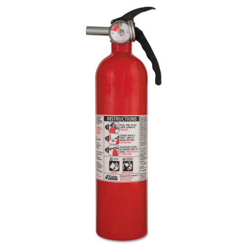 Kidde Fire Control Fire Extinguishers, Class B and C Fires, 2 3/4 lb Cap. Wt., 1/EA, #440161MTL