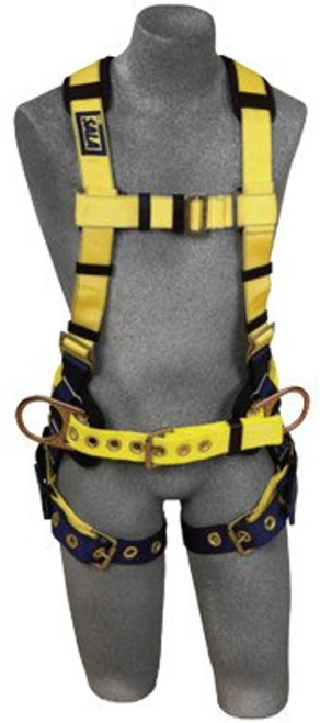 Capital Safety Delta No-Tangle Harnesses, (2) Waist D-Rings; Back D-Ring, Medium, 1/EA, #1101654