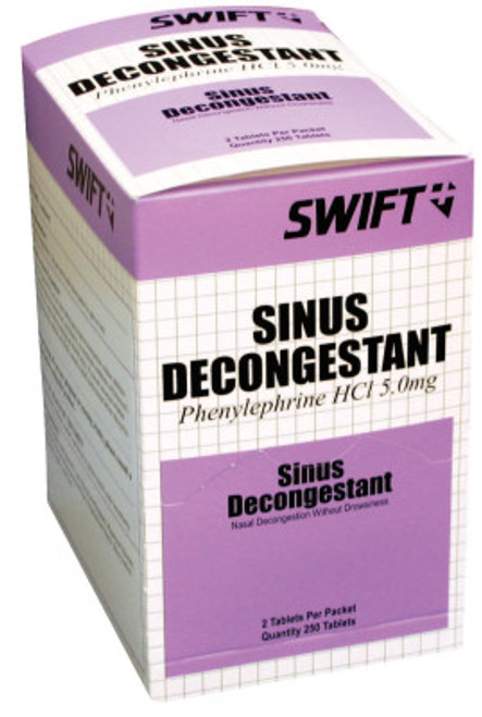 Honeywell Sinus Decongestant Tablets, 1/BX, #2106100