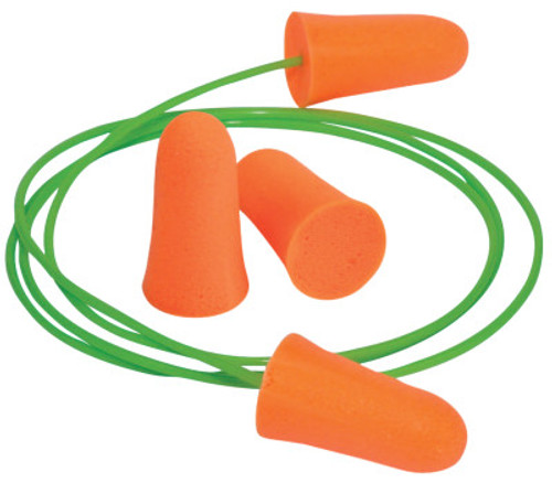 Moldex Mellows Foam Ear Plugs, Polyurethane, Bright Orange, Uncorded, 200/BX, #6820