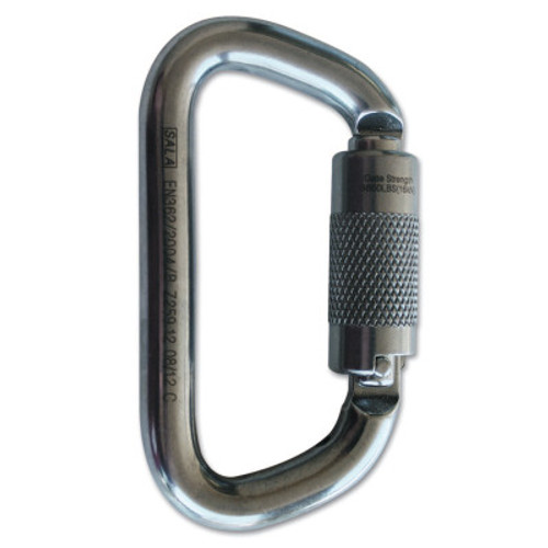 Capital Safety Saflok Carabiners, 11/16 in, Stainless Steel Carabiner, 1/EA, #2000127