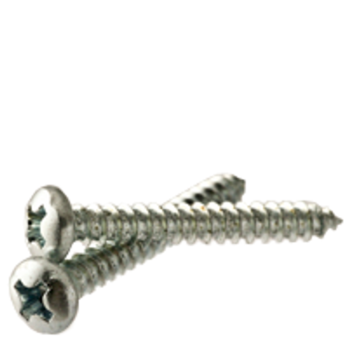 #8-15 x 3/4" Pan Phillips/Slotted Combo Tapping Screws Type A Zinc Cr+3 (5,000/Bulk Pkg.)