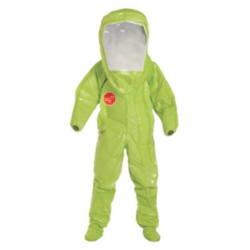 DuPont Tychem TK Encapsulated Level B Coverall, High Visibility Lime Yellow, X-Large, 1/EA, #TK527TLYXL000100 DuPont Tychem TK Encapsulated Level B Coverall, High Visibility Lime Yellow, X-Large, 1/EA, #TK527TLYXL000100