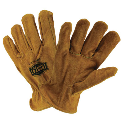 West Chester Ironcat Driver Gloves, Cowhide Leather, Small, Bourbon, 6/BX, #9405S