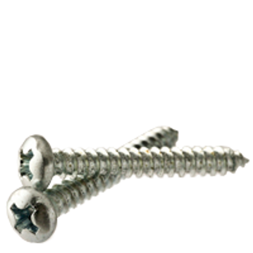 #14-10 x 2-1/2" Pan Phillips/Slotted Combo Tapping Screws Type A Zinc Cr+3 (100/Pkg.)