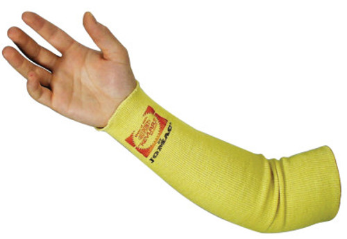 Wells Lamont Kevlar Sleeves, 18 in Long, Elastic Closure, One Size Fits Most, Yellow, 1/EA, #SK18
