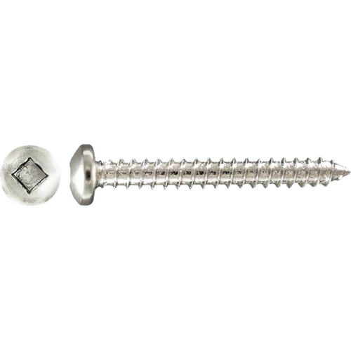 #8-15 x 3/4" Pan Head Square Tapping Screws Type A Zinc Cr+3 (8,000/Bulk Pkg.)