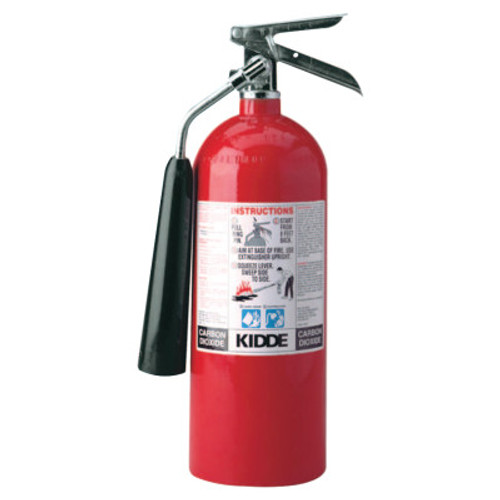 Kidde ProLine Carbon Dioxide Fire Extinguishers - BC Type, 5 lb Cap. Wt., 1/EA, #466180