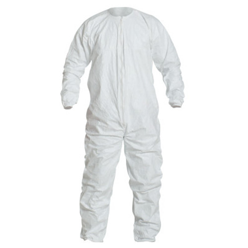DuPont Tyvek IsoClean Coveralls with Zipper, White, 2X-Large, 25/CA, #IC253BWH2X00250S