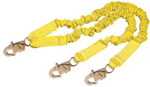Capital Safety ShockWave2 Shock Absorbing Lanyard, 6 ft, Double Locking Connection, 2 Legs, 1/EA, #1244406