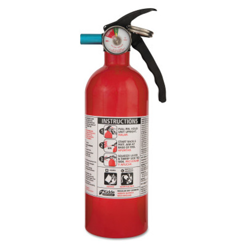 Kidde Automobile Fire Extinguishers, Class B and C Fires, 2 lb Cap. Wt., 1/EA, #440160MTL