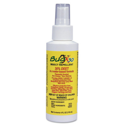 First Aid Only BugX Insect Repellent Sprays, 4 oz Bottle, 1/EA, #18794