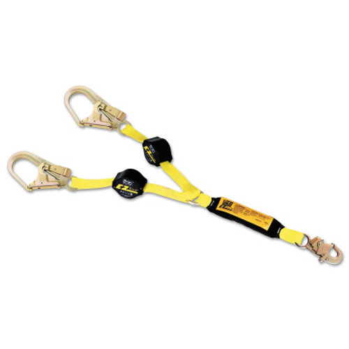 Capital Safety Retrax 100 Tie-Off Shock Absorbing Lanyards, 6 ft, Snap Hook, 310 lb, 1/EA, #1241481