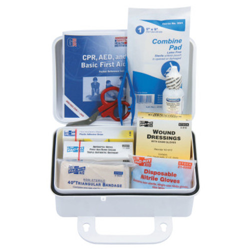 First Aid Only 10 Person ANSI Plus First Aid Kits, Weatherproof Plastic, Wall Mount, 1/KT, #6410