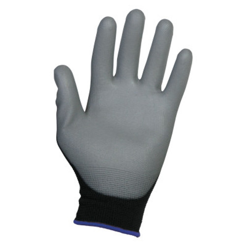 Kimberly-Clark Professional G40 Polyurethane Coated Gloves, Nylon, Size 9, Black/Gray, 12/BG, #38728