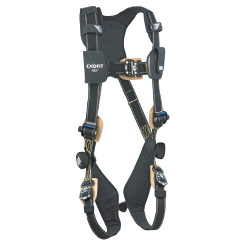 Capital Safety ExoFit NEX Arc Flash Harness w/ PVC Coated Aluminum D-Rings, Back D-Ring, XL, 1/EA, #1103088