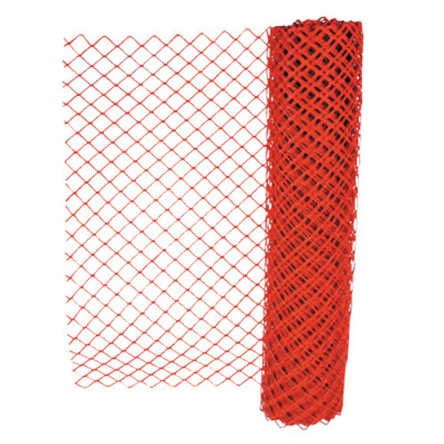 Anchor Products Safety Fences, 4 ft x 50 ft, Polyethelene, Orange, 1/EA, #ML750