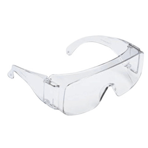 3M Tour-Guard V Protective Eyewear, Clear Polycarbon Hard Coat Lenses, Clear Frame, 20/BX, #7100089472