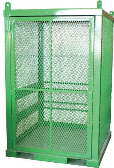 Saf-T-Cart? Storage Series Cylinder Cage, Locking Door, (20) Hi-Pressure Cylinders, 1/EA, #STS20