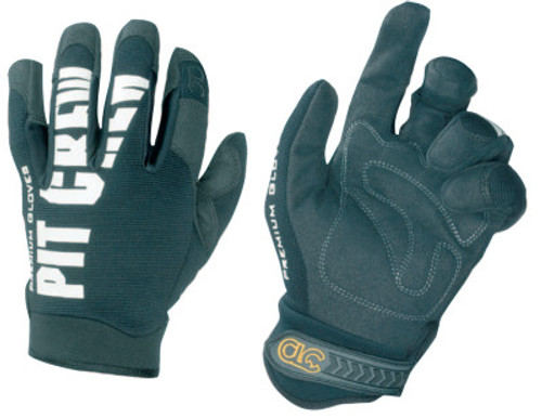 CLC Custom Leather Craft Pit Crew Gloves, Black, Large, 1/PR, #220BL