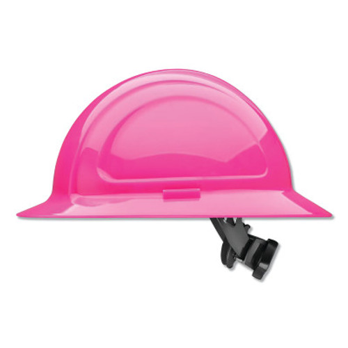 Honeywell North Zone N20 Full Brim Hard Hat, 4-Point Ratchet, Hot Pink 1/EA, #N20R200000