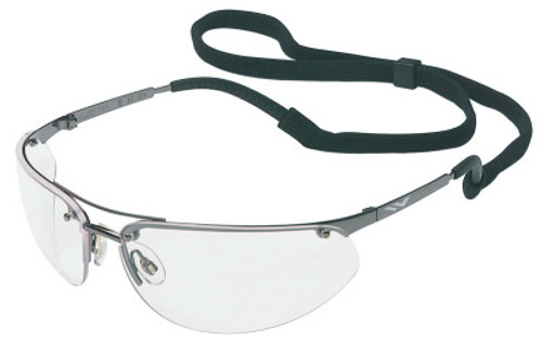 North by Honeywell Fuse Eyewear, Clear Lens, Polycarbonate, Hard Coat, Gunmetal Frame, Metal, 1/PR, #11150800