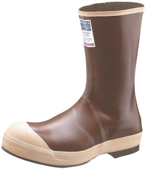 Servus Neoprene Steel Toe Boots, 12 in H, Size 14, Copper/Tan, 1/PR #22114-140