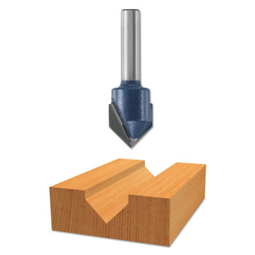 Bosch Tool Corporation 3/8" C.T. V GROOVING ROUTER BIT, 1/EA, #85219M