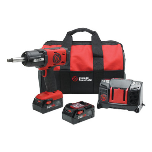 Chicago Pneumatic 20v 1/2 in Cordless Impact W/2 in Anvil Kit-6ah Version, 1/EA, #8941088497