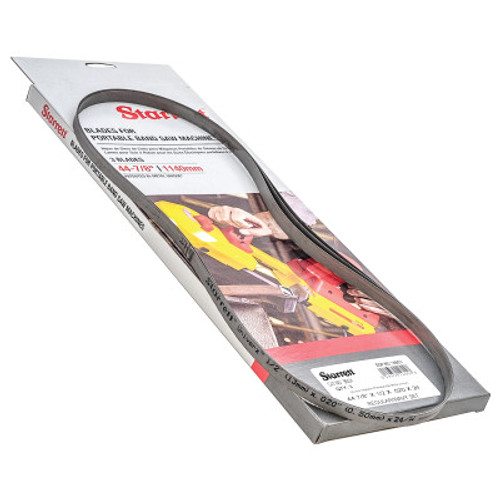 L.S. Starrett Powerband Matrix II HSS Bi-Metal Portable Bandsaw Blade, 24 TPI, 3/PK, #14603