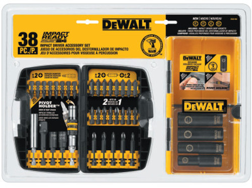 DeWalt Impact Ready 38 Pc. Accessory Kits, 1/ST, #DW2169