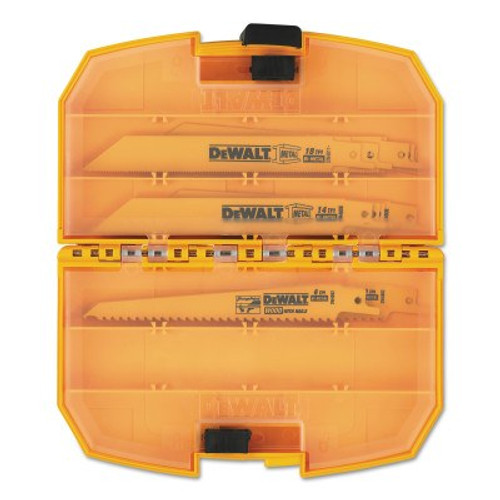 DeWalt Reciprocating Blade Sets, Wood/Metal, 15 pc with Case, 5/CA, #DW4890
