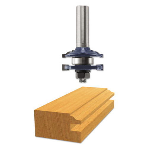 Bosch Tool Corporation Ogee Stile and Rail Cutter Assembly Router Bits, 1 5/8 in, Bearing Pilot End, 1/BIT, #85627M