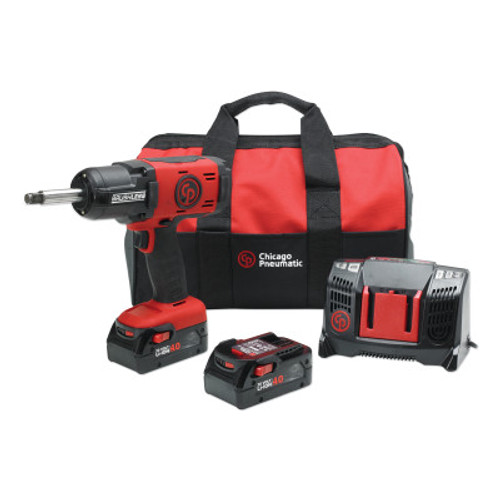 Chicago Pneumatic 20V 1/2 in Cordless Impact w/2 in Anvil Kit-4AH Ver, 1/EA, #8941088496