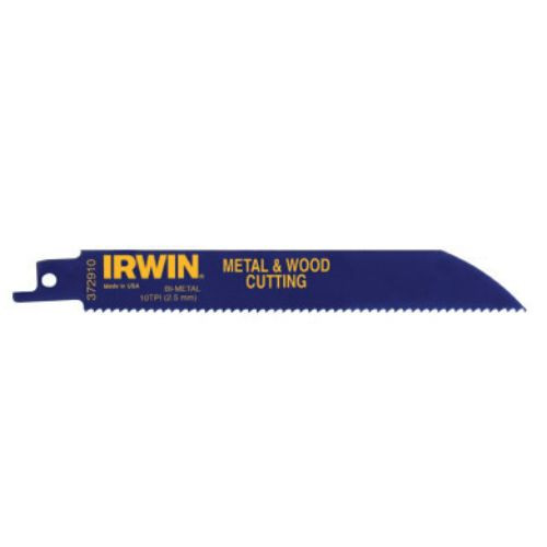 Irwin® Metal & Wood Cutting Reciprocating Blades w/WeldTec, 12" X 3/4", 10 TPI,  #IR-372110 (5/Pkg)