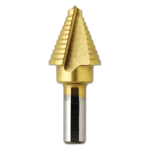 Bosch Tool Corporation Titanium Coated Step Drill Bits, 7/8 in, 1 Step, 1/EA, #SDT5